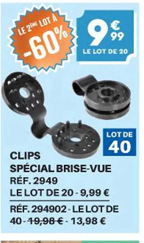 clips spécial brise-vue