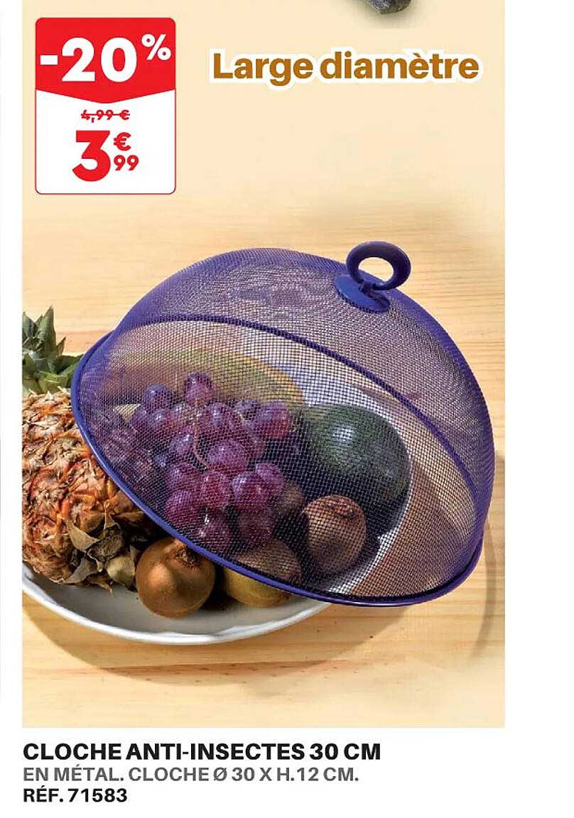 cloche anti-insectes 30 cm