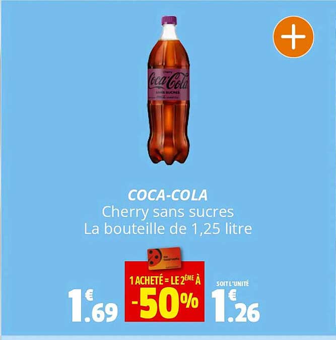 coca-cola cherry sans sucres