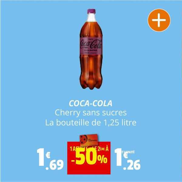 coca-cola cherry sans sucres