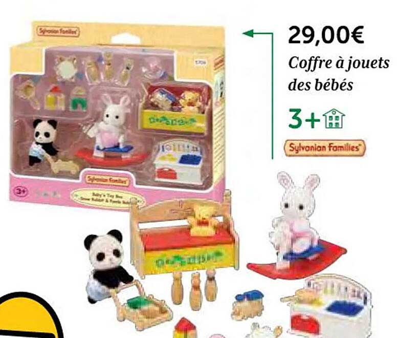 coffre à jouets des bébés sylvanian famillies