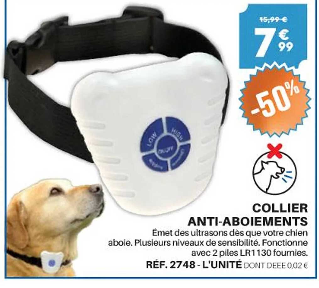 Collier Anti-aboiements