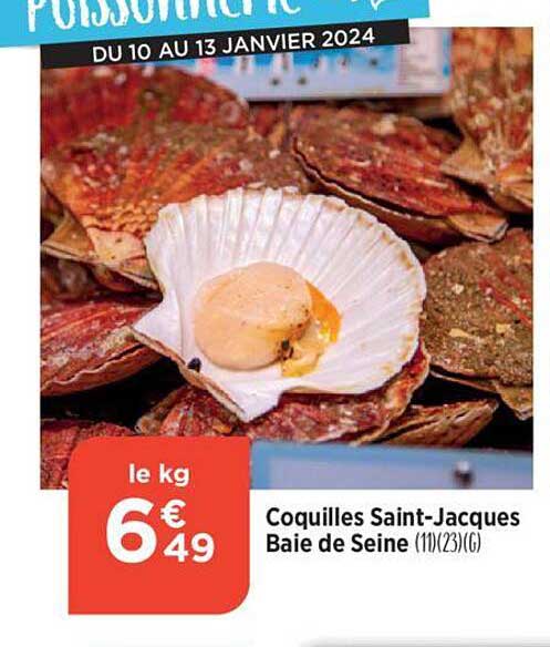 coquilles saint-jacques baie de seine