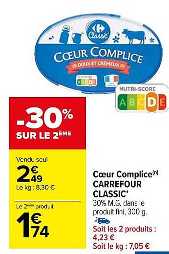 cœur complice carrefour classic'