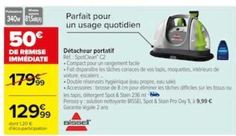 Détacheur Portatif Bissell