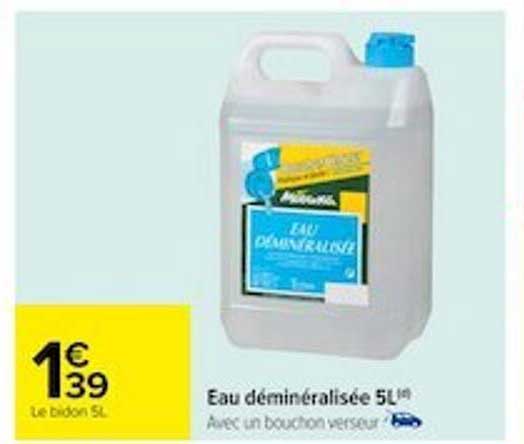 Eau Déminéralisée 5l