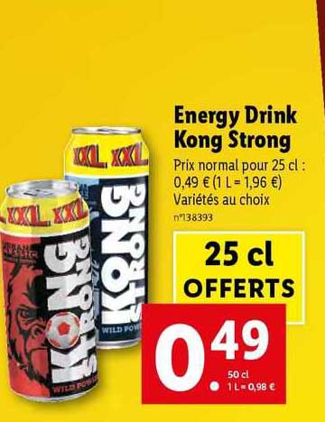 energy drink kong strong