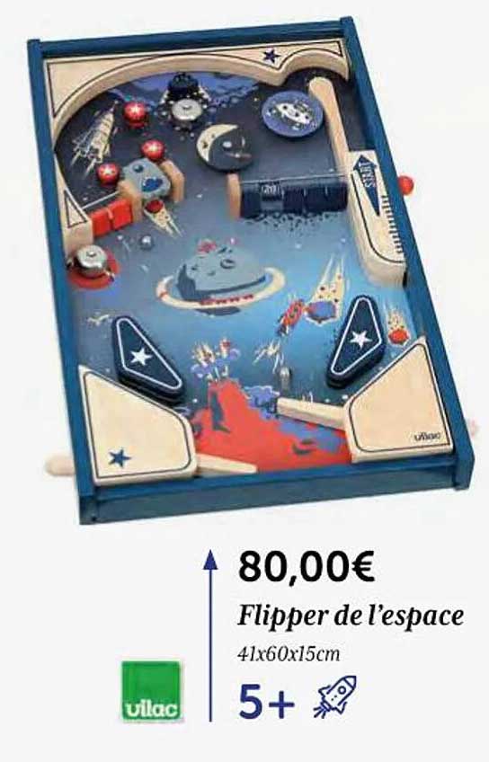 flipper de l'espace vilac