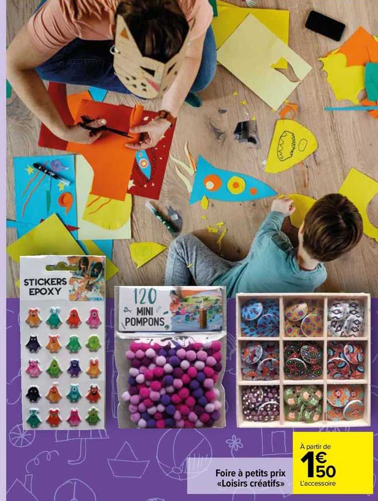 foire à petits prix «loisirs créatifs»