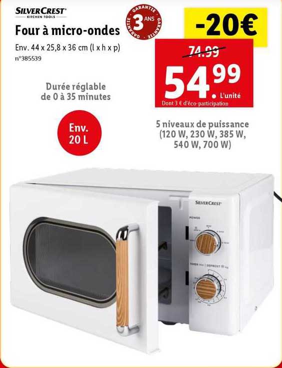 Four à Micro-ondes Silvercrest