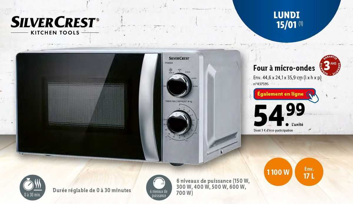 four à micro-ondes silvercrest