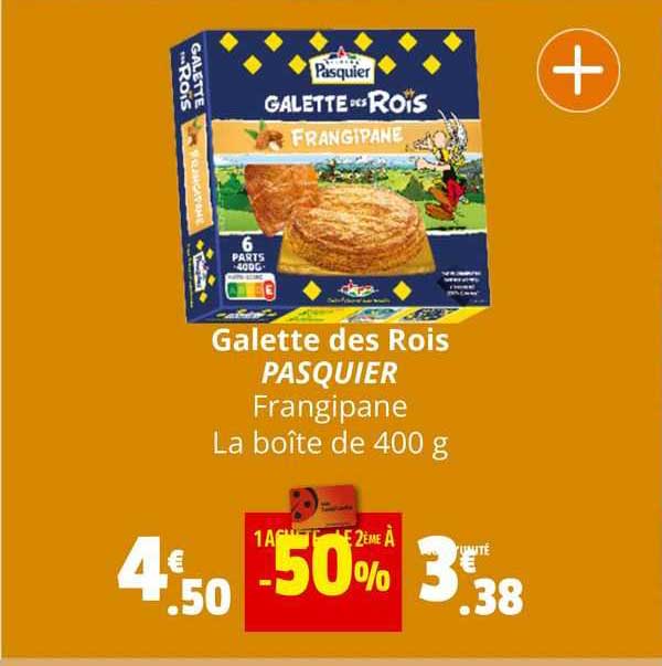 galette des rois pasquier frangipane