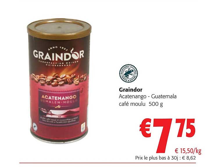 graindor acatenango - guatemala café moulu