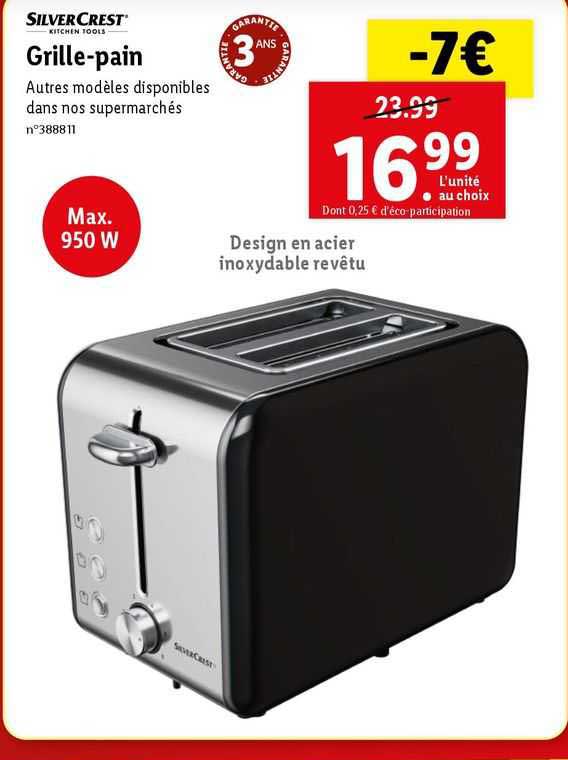 grille-pain silvercrest