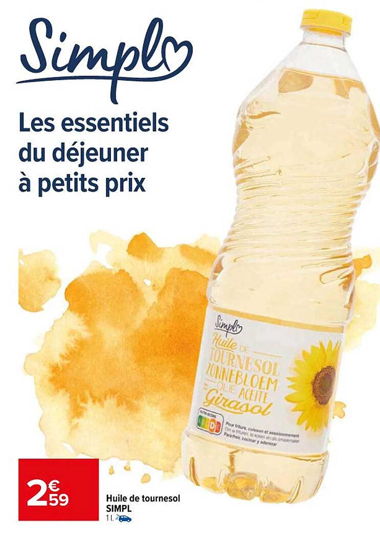 Huile De Tournesol Simpl