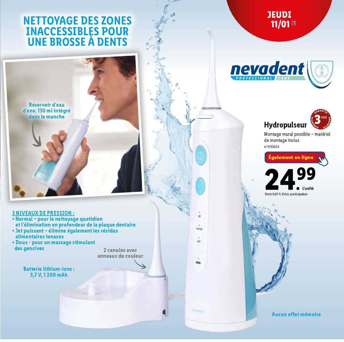 Hydropulseur Nevadent