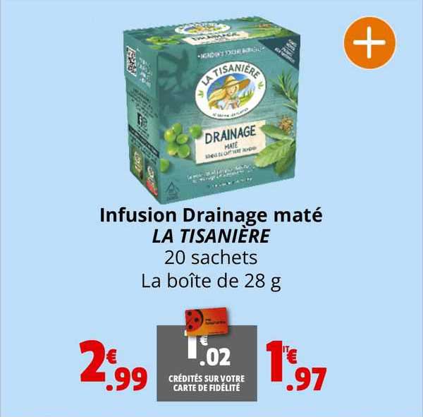infusion drainage maté la tisanière
