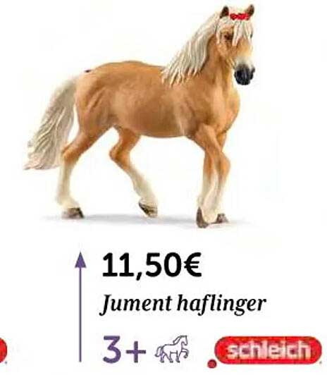 jument haflinger schleich