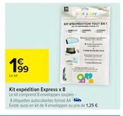 kit expédition express x 8