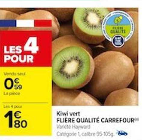 Kiwi Vert Flière Qualité Carrefour