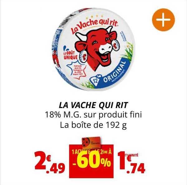 la vache qui rit 18% m.g.