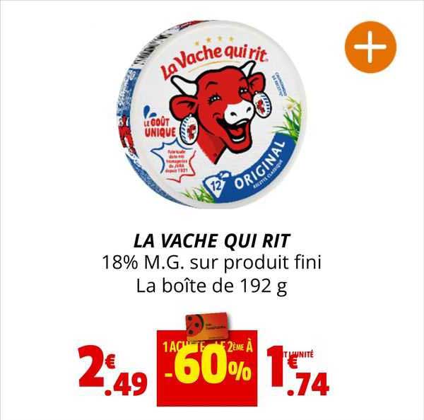 la vache qui rit 18% m.g.