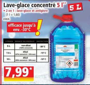 lave-glace concentré 5 l