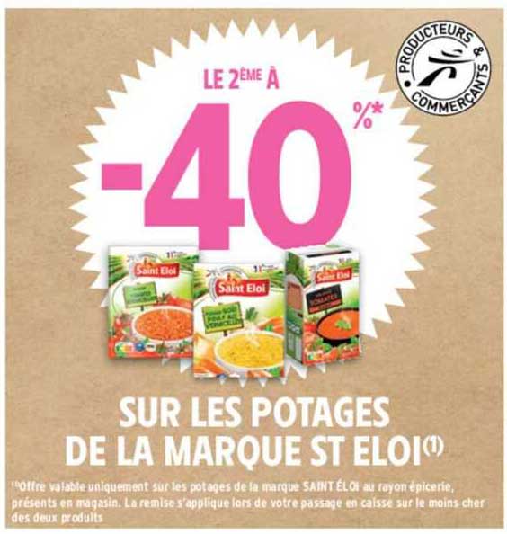les potages de la marque st éloi