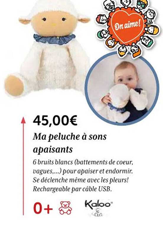 Ma Peluche à Sons Apaisants Kaloo