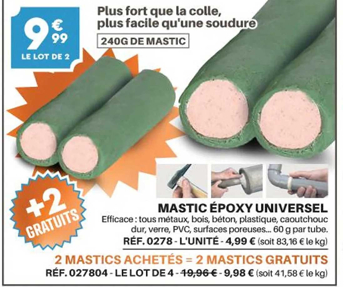 mastic époxy universel