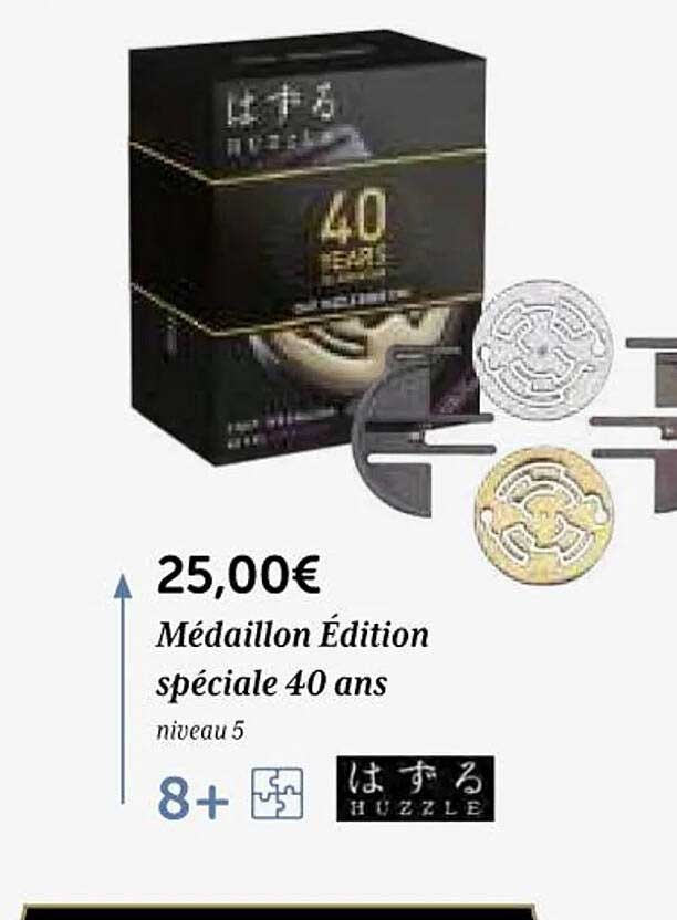 médaillon édition spéciale 40 ans