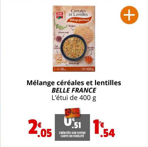 Mélange Céréales Et Lentilles Belle France