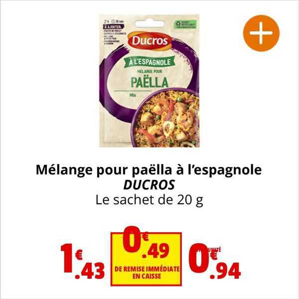 mélange pour paëlla à l'espagnole ducros