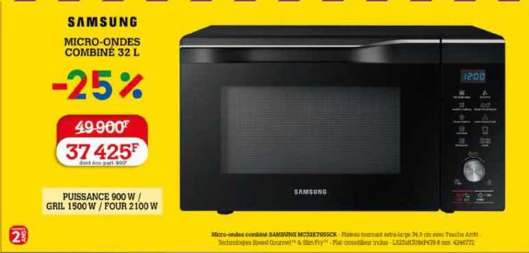 micro-ondes combiné 32 l samsung