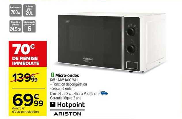 micro-ondes hotpoint ariston