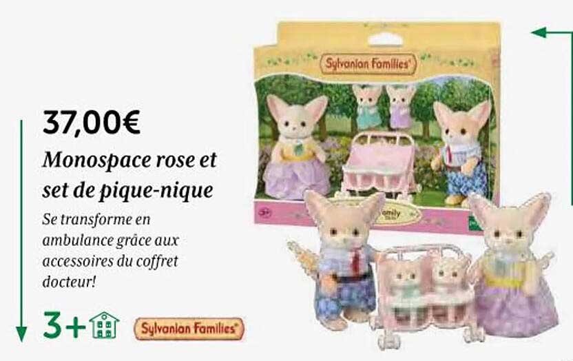 monospace rose et set de pique-nique