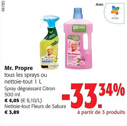 mr. propre tous les prays ou nettoie-tout