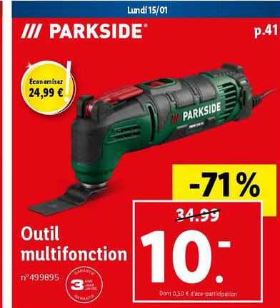 Outil Multifonction Parkside