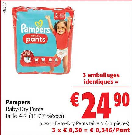 pampers baby-dry pants