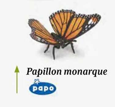 papillon monarque papo