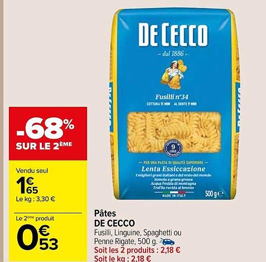 pâtes de cecco