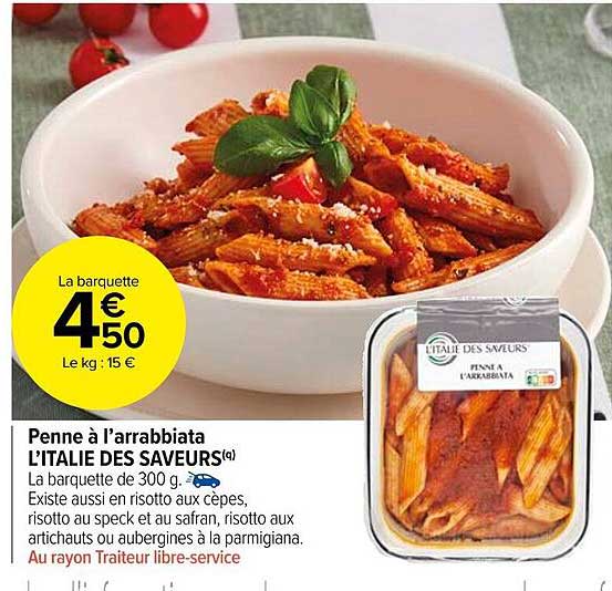 penne à l'arrabbiata l'italie des saveurs