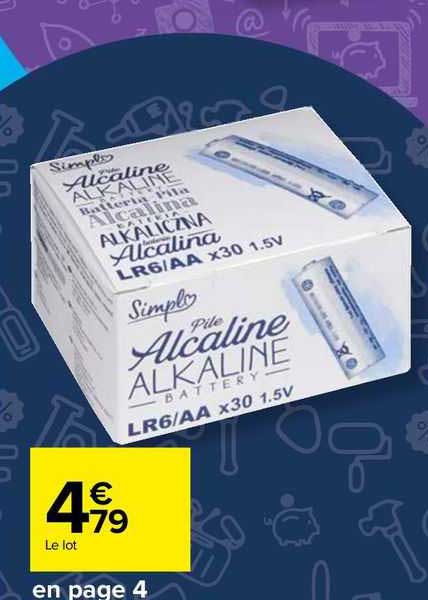 pile alcaline simpl'