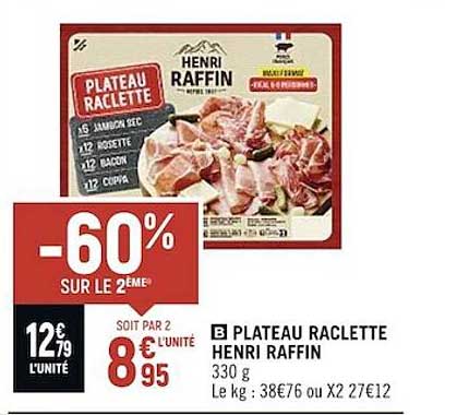 plateau raclette henri raffin