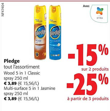 pledge tout l'assortiment