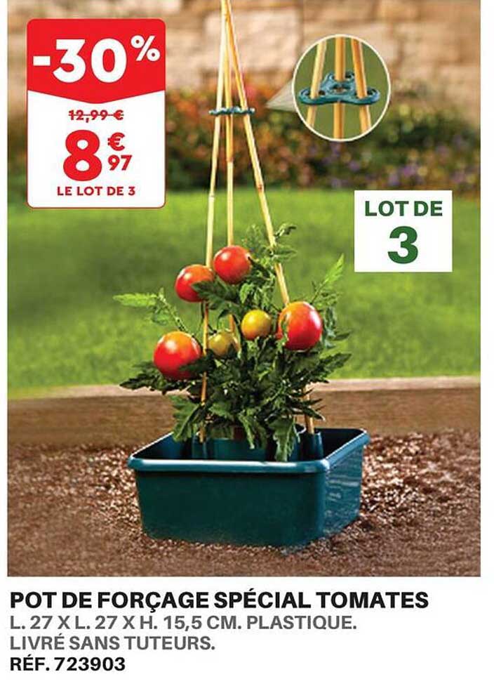 pot de forcage special tomates
