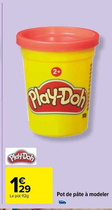 pot de pâte à modeler play-Doh