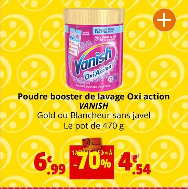 poudre booster de lavage oxi action vanish