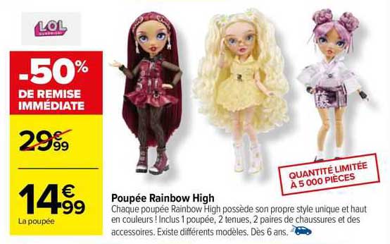 poupée rainbow high