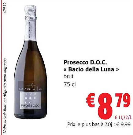 prosecco d.o.c. «bacio della luna»